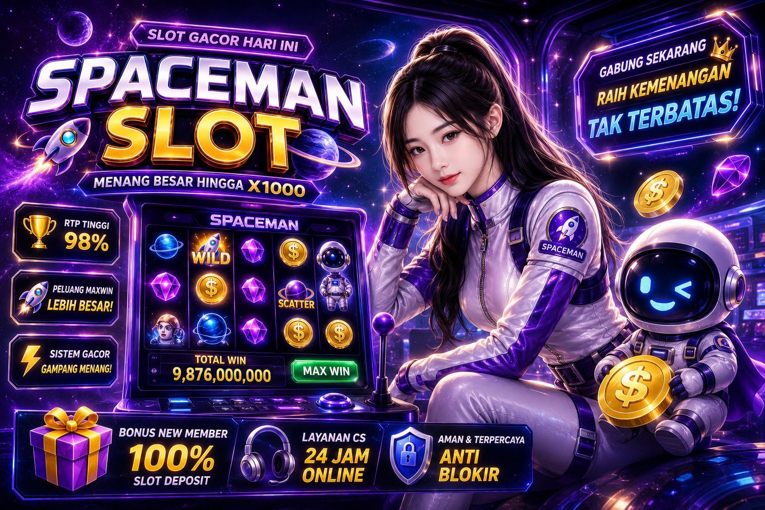 Spaceman Hadir dengan Gameplay yang Mudah Dipahami